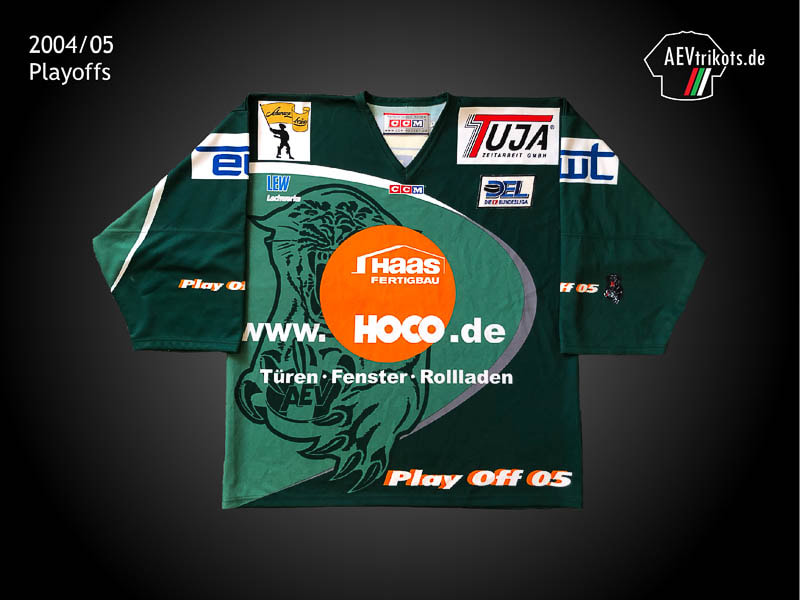 AEV-Trikot alt 2004 playoffs HOCO, Augsburg Panther